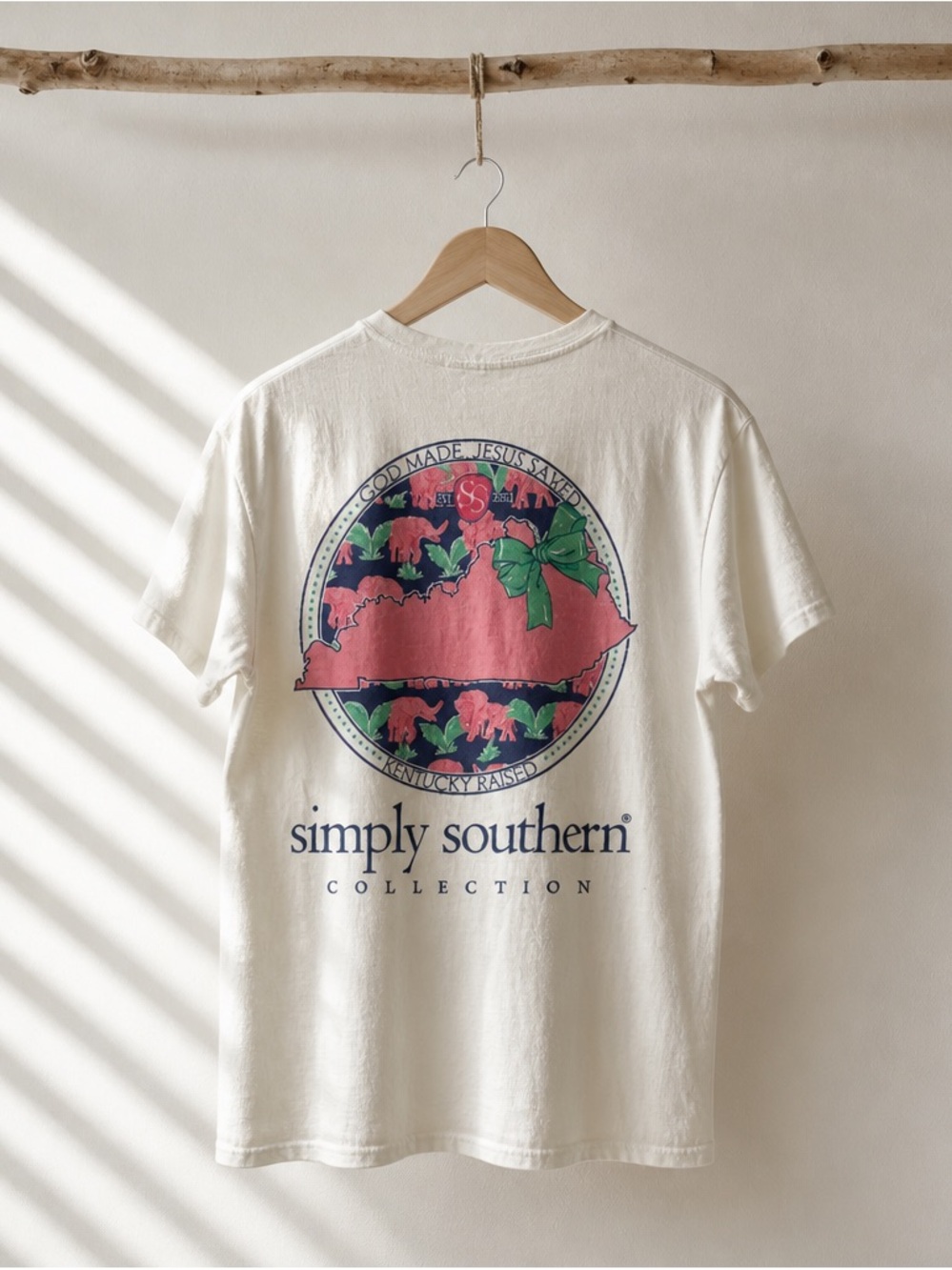 Simply Southern White Graphic Crewneck T-Shirt - Picture 2 of 3